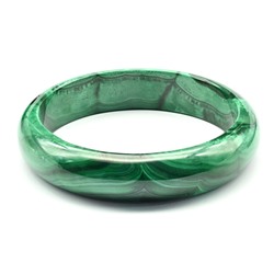 Браслет кольцо из Малахита 82г