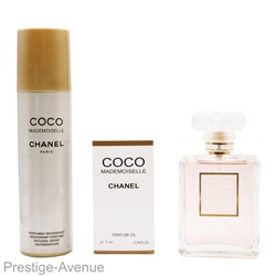 Подарочный набор Chanel Coco Mademoiselle for woman 3 в 1 150 ml x 7 ml x 100 ml