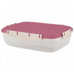 Контейнер для продуктов Sugar&Spice Barberry герметичный 1,3 л прямоугольный SE224610054 брусника