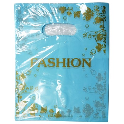 Пакет п/подарок 20*25см Fashion (голубой)  (мин.100шт.) АКЦИЯ! СКИДКА 40%