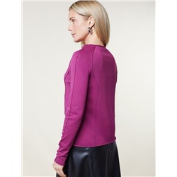 Джемпер тонкой вязки из хлопка с нейлоном