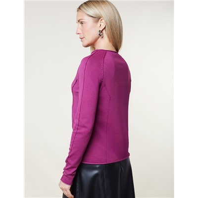 Джемпер тонкой вязки из хлопка с нейлоном