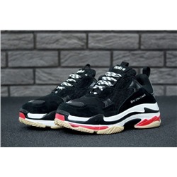 Кроссовки Balenciaga Triple S black/red/white