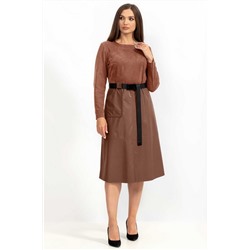 Angelina 812 коричневый, Платье
