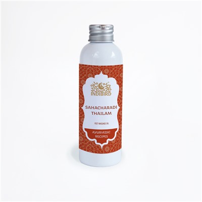 SAHACHARADI THAILAM Massage Oil, Indibird (САХАЧАРАДИ ТАЙЛАМ Массажное масло, Индибёрд), 150 мл.
