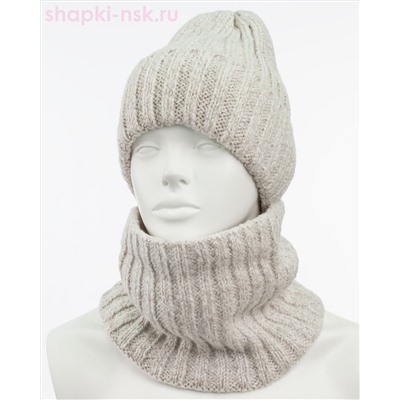 Q 200 D 200 Комплект флис (колпак+снуд) (52-54)