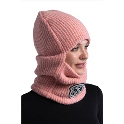 БАЛАКЛАВА БУКЛЕ цвет ЛОСОСЬ