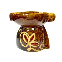 Аромалампа КАМЕННЫЙ ЦВЕТОК (керамика, глазурь, 7,5 см.), 1 шт.
