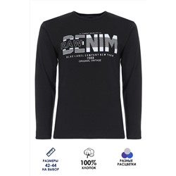 Футболка подростковая с длинным рукавом ФН171-1 Denim