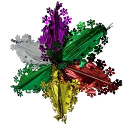 Гирлянда из фольги Подвеска Звезда ажурная разноцв. (d=50см) /пакет (мин.10шт) G-55-1