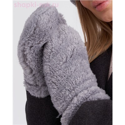 Рукавицы экомех альпака Варежки женские флис