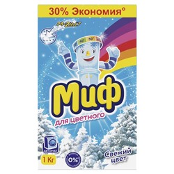 MIF Порошок автомат 1кг "Свежий цвет"