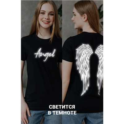 Футболка HF020 HAPPY FOX Angel детская (Черный)