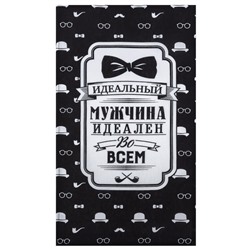 Кухонный набор 3 пр. "Джентльмен", фартук 60х70 см, прихватка 20х20 см, полотенце 35х60 см