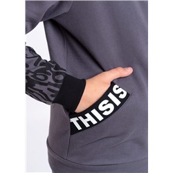 CLE Куртка мал. 715361/19ф_п, т.серый