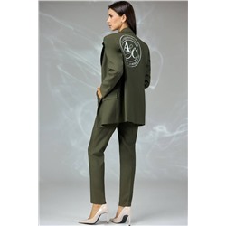 Angelina & Сompany 575 хаки/печать, Брюки,  Жакет