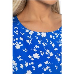 Блуза Маргоша (ярко-голубая) Б13813-16М