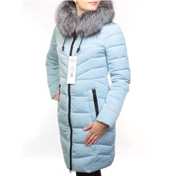 D16-788 Пуховик женский зимний (90% пух, 10% перо, натуральный мех чернобурки) размер M - 44 российский