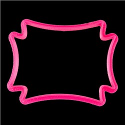 Вырубка для пряника "Рамка прямоугольная" пластик, 8 см