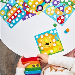 Развивающая игра для маленьких «Большое путешествие». Серия «Учись, играя» (разноцветные кружочки)