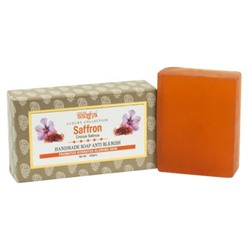 SAFFRON Handmade Soap Anti Blemish, Aasha Herbals (ШАФРАН мыло ручной работы от пятен, Ааша Хербалс), 100 г.