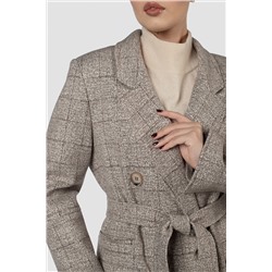 01-12048 Пальто женское демисезонное (пояс)