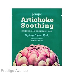 Противоотёчная тканевая маска с артишоком Petitfee Artichoke Soothing Hydrogel Face Mask 32г