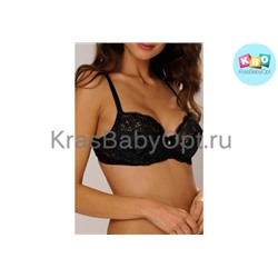 Бюстгалтер кружевной / молочный