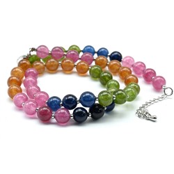 Бусы из кальцита шарик 8мм цв.ассорти, 47см