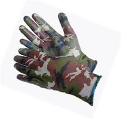 Перчатки Нейлоновые с нитрил покрытием (размер 7S) Fiesta MILITARY (GWARD) (хаки) уп12шт