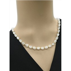 Бусы из розового кварца капля гр.6*9мм, 40см