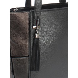 Сумка женская искусственная кожа GT-61843-F 001-1/812/401/109A-1,  1отд+карм/перег,  черный 256633