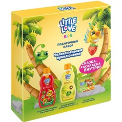 LITTLE LOVE Набор подар. Увлекательное путешествие (шамп 240мл+мыло+гель-пена 240мл+сказка-раскр.)