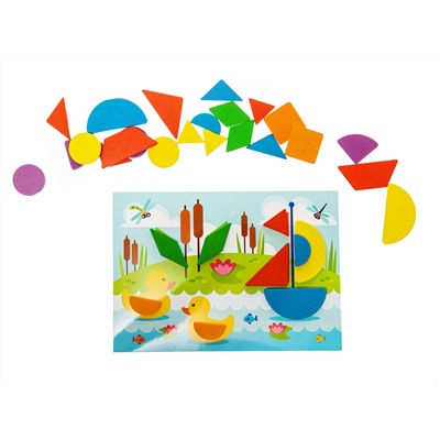 Пазл деревянный 32 элемента Baby Toys Wood