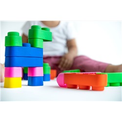 Детская игрушка для ванной "Мягкие кирпичики" Серия «Baby Toys» (5 штук)