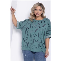 Блуза Симона (олива) Б12293-20