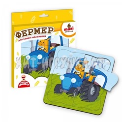 Пазл-рамка 6 дет.  "Фермер" VT2903-11, VT2903-11