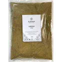 Карри острая, AURAMA, (пакет), 250 г. - СРОК ГОДНОСТИ ДО 23 ФЕВРАЛЯ 2025 ГОДА