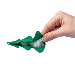 Мягкая елочная игрушка из фетра «Домик, елочка, колокольчик» своими руками