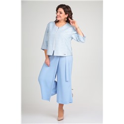 Michel chic 1335 голубой, Брюки,  Жакет