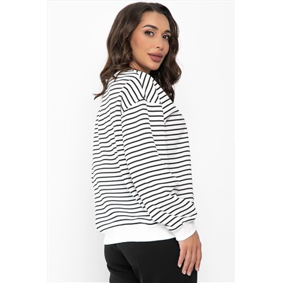 Джемпер Вечность (айвори/полоска) Б14096-20М