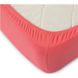 Простыня «Коралловый», Трикотаж, 120 г/м2, 90*200*20