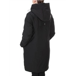 21-976 BLACK Куртка зимняя женская  AIKESDFRS (200 гр. холлофайбера) размеры 48-50-52-54-56-58