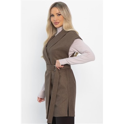 Жилет костюмный Жюлли (шоколад) Б14488-4М