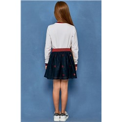 Юбка д/дев Juno D36047-45COZ 5 Stars синий (Синий)