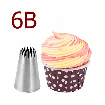 Насадка кондитерская 6B
