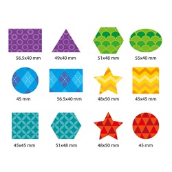 Игра на липучках из фетра «Методика Сегена» набор № 1