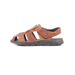 P2311-11 BROWN Сандалии мужские (натуральная кожа) размер