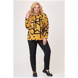 Alani Collection 1776 желтый/черный, Брюки,  Блуза
