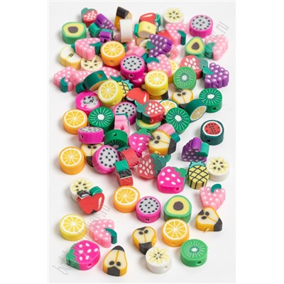 Бусины "Фрукты" 10 мм (1000 шт) SF-7285